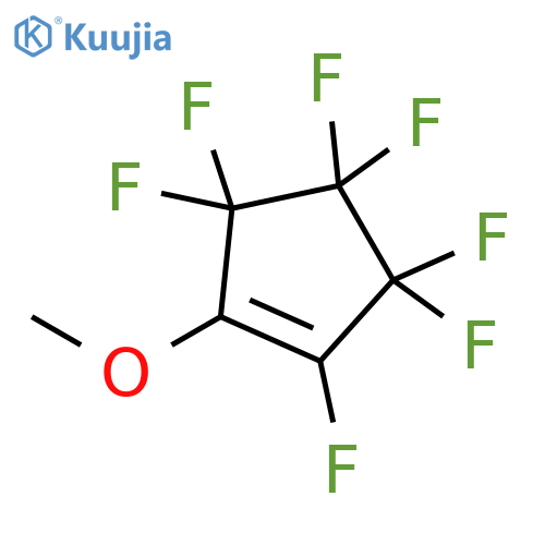 1,3,3,4,4,5,5-Heptafluoro-2-methoxycyclopent-1-ene structure