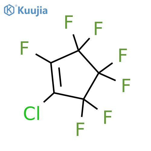 Cyclopentene, 1-chloro-2,3,3,4,4,5,5-heptafluoro- structure