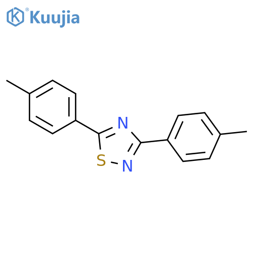 3,5-Bis(4-methylphenyl)-1,2,4-thiadiazole structure