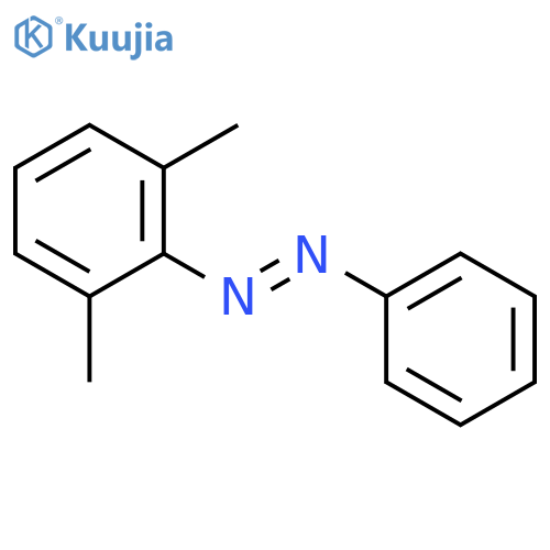(E)-1-(2,6-dimethylphenyl)-2-phenyldiazene structure