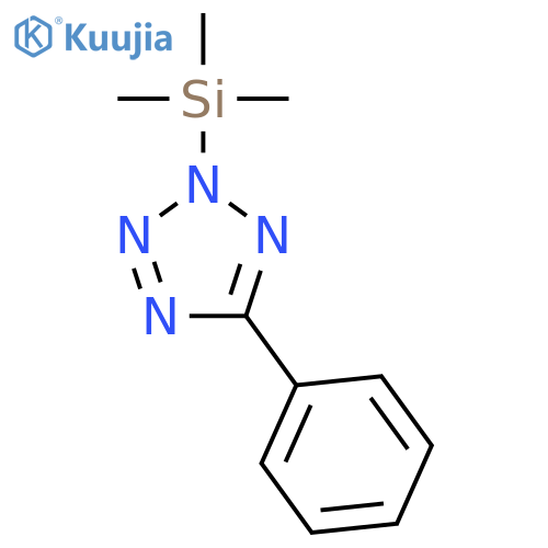 5-Phenyl-2-(trimethylsilyl)-2H-tetrazole structure