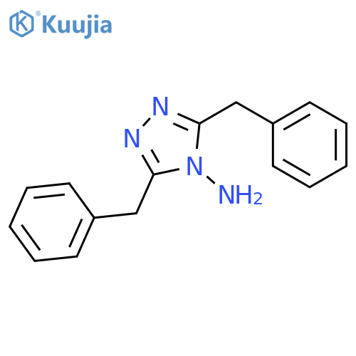 3,5-dibenzyl-1,2,4-triazol-4-amine structure