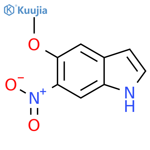 5-Methoxy-6-nitro-1H-indole structure