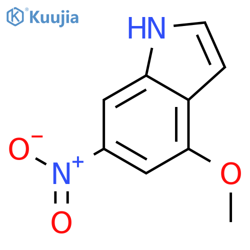 4-methoxy-6-nitro-1H-indole structure