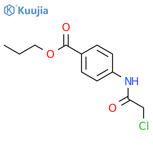 propyl 4-(2-chloroacetamido)benzoate structure