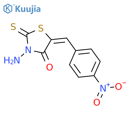 4-Thiazolidinone,3-amino-5-[(4-nitrophenyl)methylene]-2-thioxo- structure
