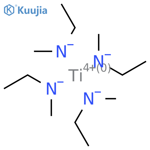 Tetrakis(ethylmethylamino)titanium structure
