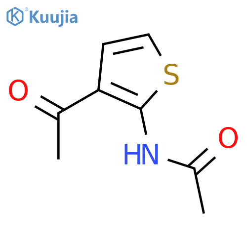 Acetamide,N-(3-acetyl-2-thienyl)- structure
