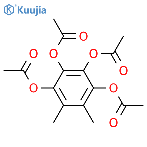 5,6-Dimethyl-1,2,3,4-benzenetetrol; Tetra-Ac structure