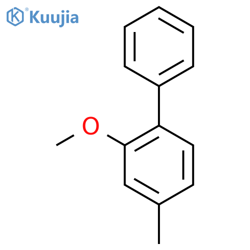 2-Methoxy-4-methyl-1-phenylbenzene structure