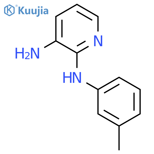 N2-(3-Methylphenyl)-2,3-pyridinediamine structure