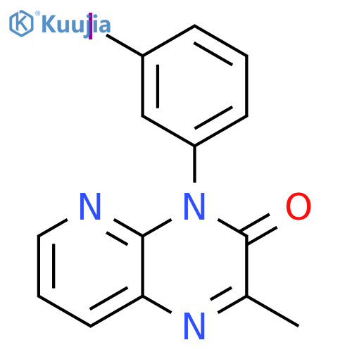 Pyrido[2,3-b]pyrazin-3(4H)-one, 4-(3-iodophenyl)-2-methyl- structure