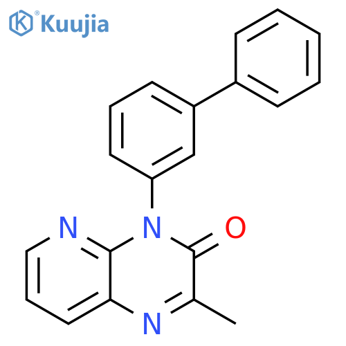 Pyrido[2,3-b]pyrazin-3(4H)-one, 4-[1,1'-biphenyl]-3-yl-2-methyl- structure