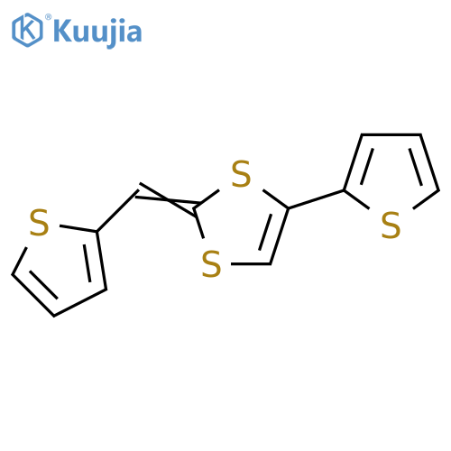 1,3-Dithiole, 4-(2-thienyl)-2-(2-thienylmethylene)- structure