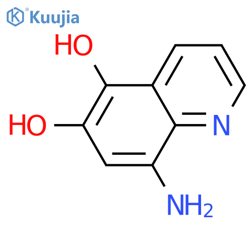 5,6-Quinolinediol,8-amino- structure
