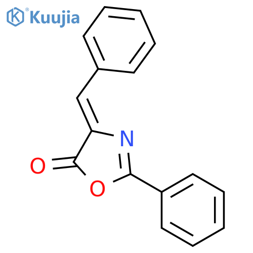 4-Benzylidene-2-phenyl-2-oxazolin-5-one structure