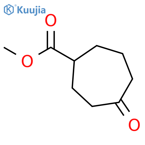 Methyl 4-oxocycloheptanecarboxylate structure