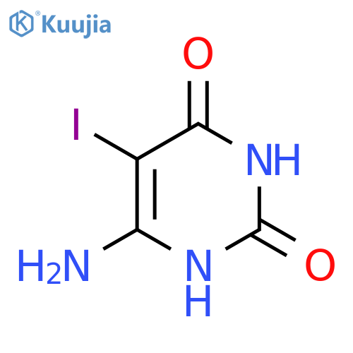 6-Amino-5-iodopyrimidine-2,4(1H,3H)-dione structure
