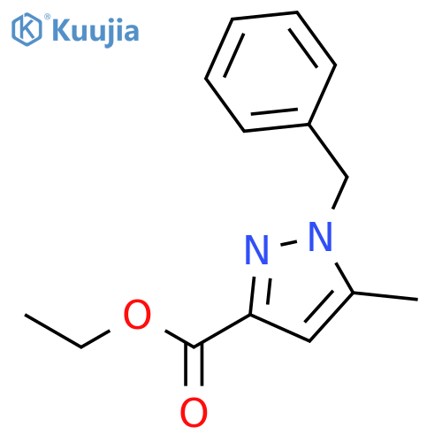 Ethyl 1-Benzyl-5-methyl-1H-pyrazole-3-carboxylate structure