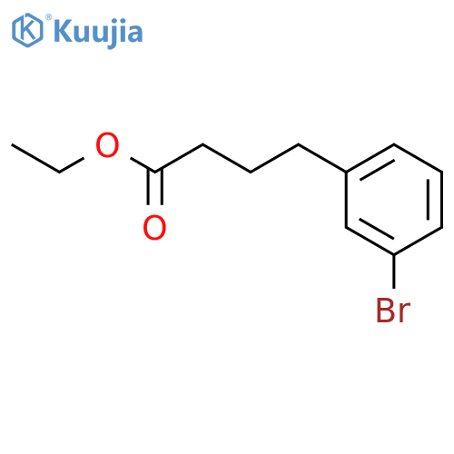 ethyl 4-(3-bromophenyl)butanoate structure
