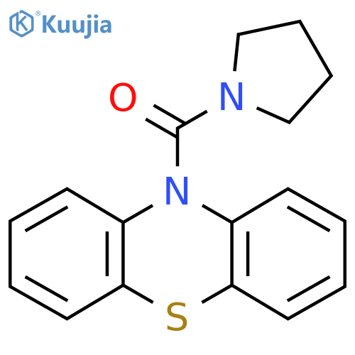 10-(pyrrolidine-1-carbonyl)-10H-phenothiazine structure