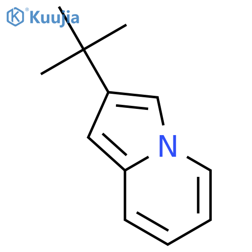 2-(tert-Butyl)indolizine structure