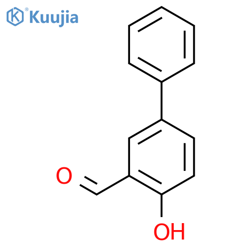 2-hydroxy-5-phenylbenzaldehyde structure