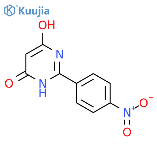 2-(4-Nitrophenyl)pyrimidine-4,6-diol structure