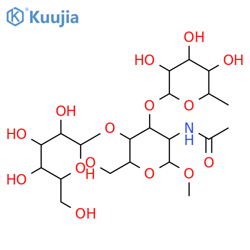Lewis X Trisaccharide, Methyl Glycoside structure