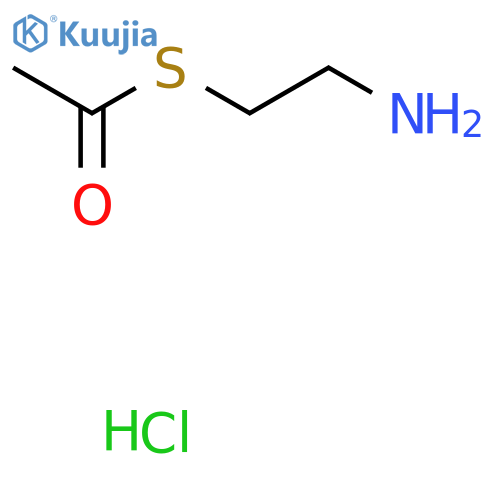 Thioacetic Acid S-(2-Aminoethyl) Ester Hydrochloride structure