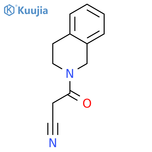 3-oxo-3-(1,2,3,4-tetrahydroisoquinolin-2-yl)propanenitrile structure