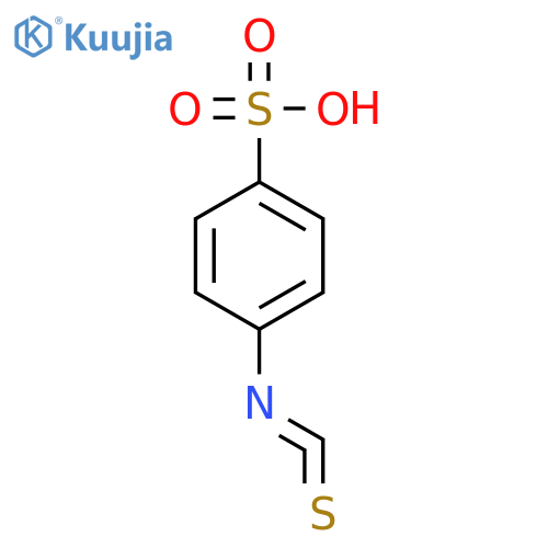 Sodium 4-isothiocyanatobenzene-1-sulfonate structure