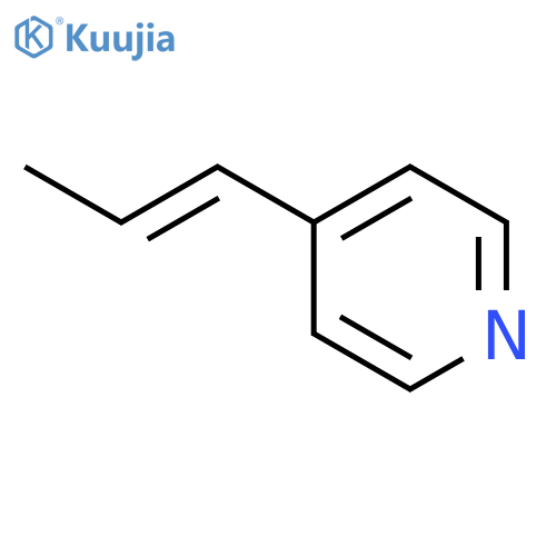 4-(1-propen-1-yl)-Pyridine structure