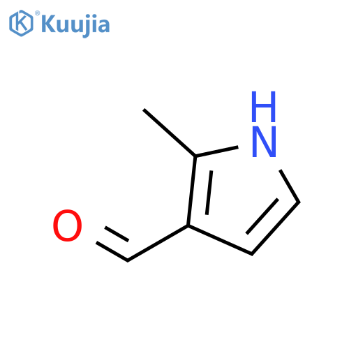 2-methyl-1H-Pyrrole-3-carboxaldehyde structure