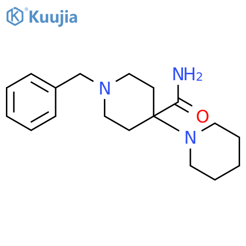 1'-Benzyl-1,4'-bipiperidine-4'-carboxamide structure