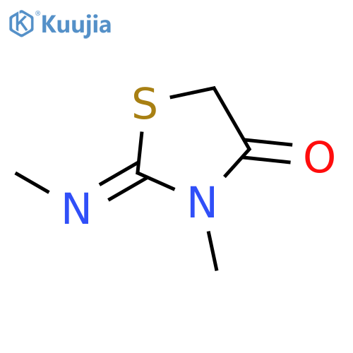 2-Methylimino-3-methylthiazolidin-4-one structure