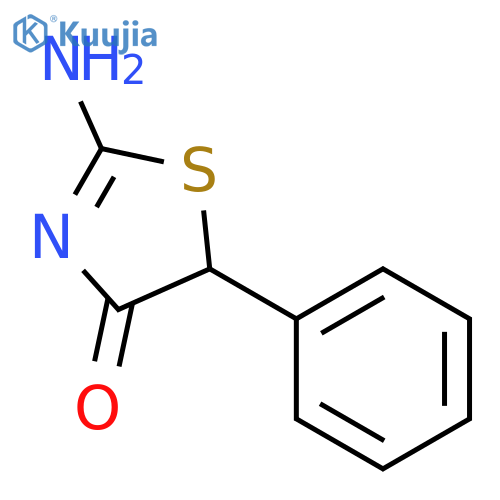 2-amino-5-phenyl-1,3-thiazol-4(5H)-one structure
