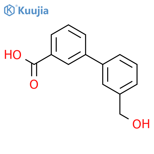 3'-(Hydroxymethyl)biphenyl-3-carboxylic Acid structure