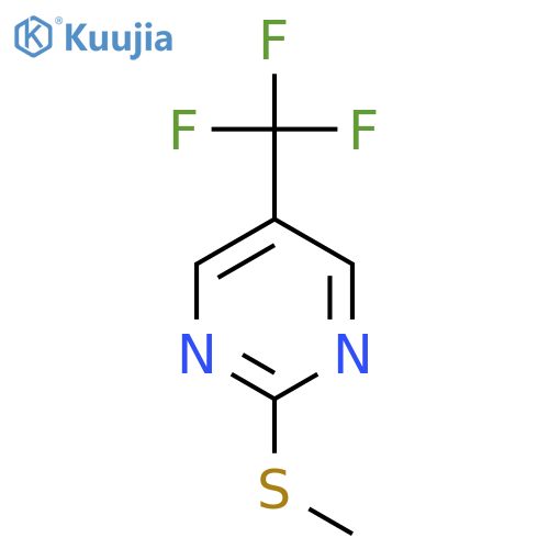 2-(methylsulfanyl)-5-(trifluoromethyl)pyrimidine structure