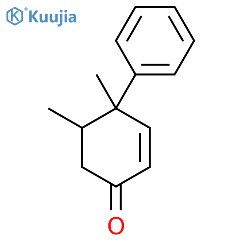 4,5-Dimethyl-4-phenyl-2-cyclohexen-1-one structure