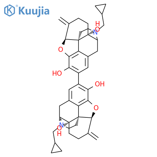 [2,2'-Bimorphinan]-3,3',14,14'-tetrol,17,17'-bis(cyclopropylmethyl)-4,5:4',5'-diepoxy-6,6'-bis(methylene)-, (5a)-(5'a)- (9CI) structure