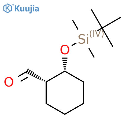 rac-(1R,2S)-2-(tert-butyldimethylsilyl)oxycyclohexane-1-carbaldehyde, cis structure