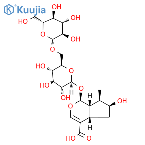 Loganic acid 6'-glucoside structure