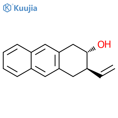 2-Anthracenol, 3-ethenyl-1,2,3,4-tetrahydro-, trans- structure