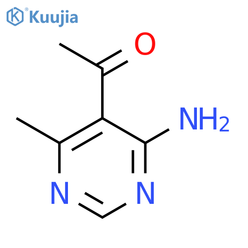Ethanone,1-(4-amino-6-methyl-5-pyrimidinyl)- structure