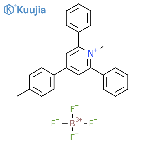 Pyridinium, 1-methyl-4-(4-methylphenyl)-2,6-diphenyl-, tetrafluoroborate(1-) (1:1) structure