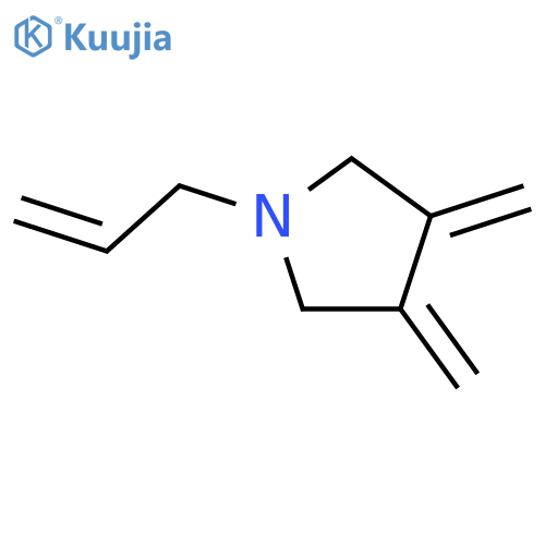 Pyrrolidine,3,4-bis(methylene)-1-(2-propen-1-yl)- structure