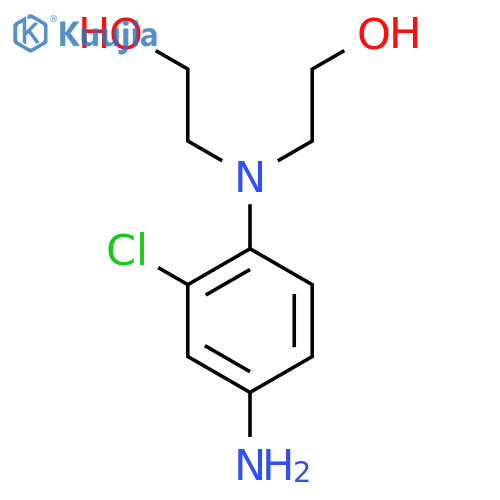 Ethanol, 2,2'-[(4-amino-2-chlorophenyl)imino]bis- structure