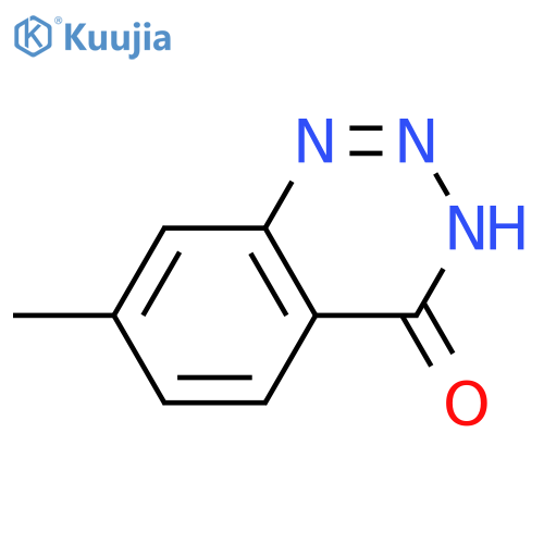 7-methyl-3,4-dihydro-1,2,3-benzotriazin-4-one structure