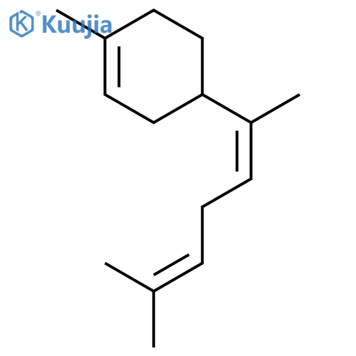 Cyclohexene,4-(1,5-dimethyl-1,4-hexadien-1-yl)-1-methyl- structure
